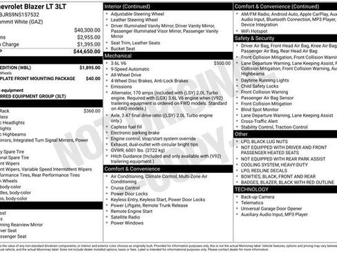 Certified 2022 Chevrolet Blazer LT w/ Redline Edition image 17