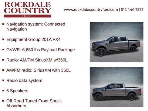 Certified 2024 Ford F150 STX w/ Equipment Group 201A FX4 AWD/4WD image 8