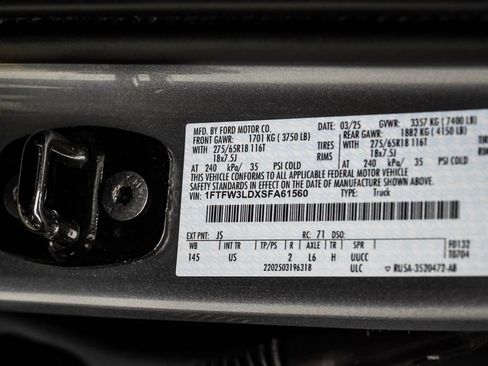 Used 2025 Ford F150 XLT w/ Equipment Group 301A Standard AWD/4WD image 37