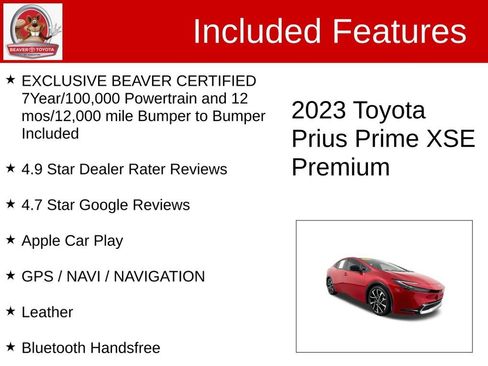 Used 2023 Toyota Prius Prime Premium FWD image 4