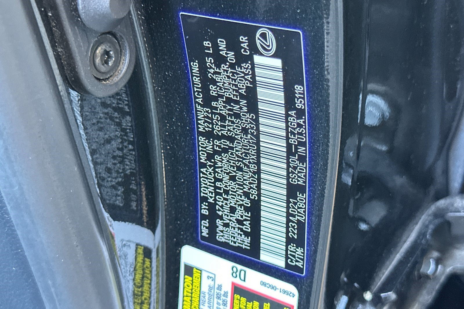 Certified 2024 Lexus ES 350 w/ Premium Package FWD image 27