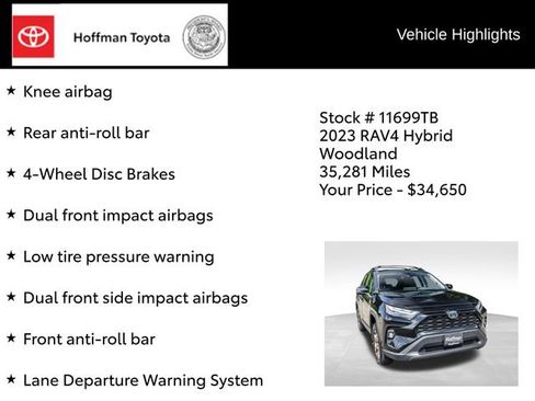 Used 2023 Toyota RAV4 AWD Hybrid image 36