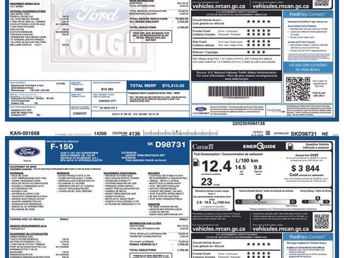 Used 2025 Ford F150 XLT w/ Equipment Group 301A Standard image 49