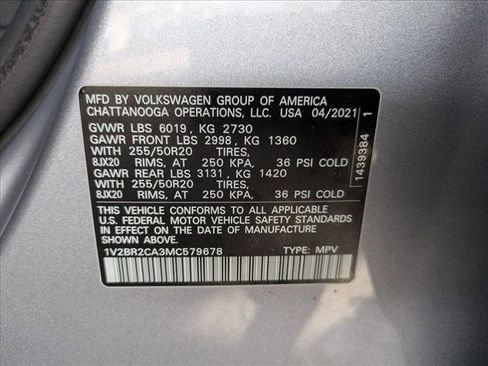 Used 2021 Volkswagen Atlas SEL image 25