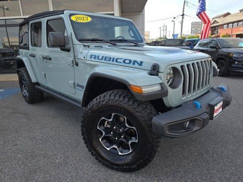 Used 2023 Jeep Wrangler Unlimited Rubicon 4xe w/ Cold Weather Group image 2
