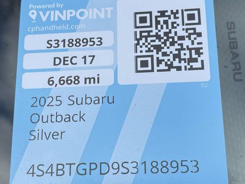 Used 2025 Subaru Outback Touring XT w/ Popular Package #2 image 27