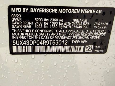 Certified 2024 BMW X3 sDrive30i w/ M Sport Package RWD image 12