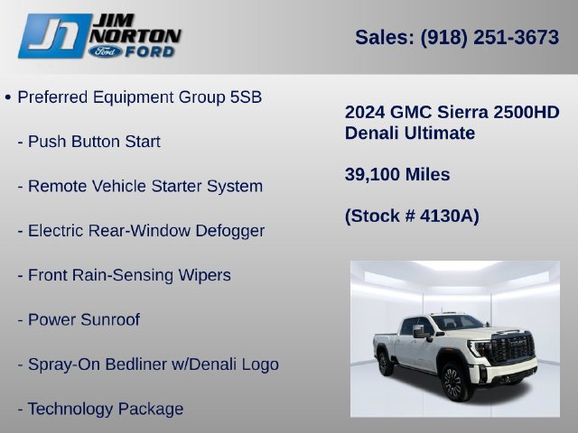 Used 2024 GMC Sierra 2500 Denali Ultimate AWD/4WD image 21