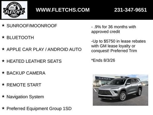 New 2026 Buick Enclave Preferred w/ Power Package AWD/4WD image 2