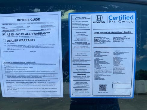 Used 2026 Honda Civic Sport Touring image 37