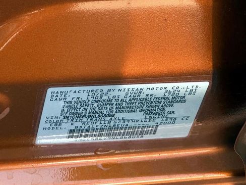 Certified 2022 Nissan Versa SV w/ Trunk Package image 19