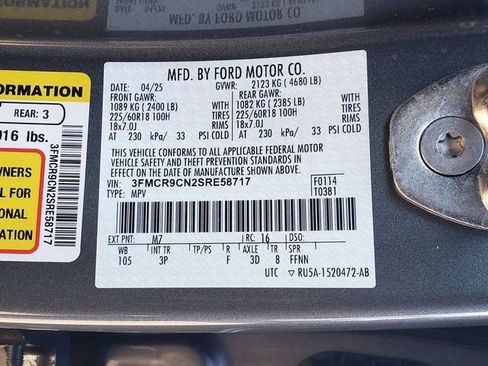 Used 2025 Ford Bronco Sport Outer Banks w/ Outer Banks Tech Package+ image 36