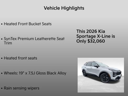 New 2026 Kia Sportage X-Line w/ X-Line Premium Package image 20