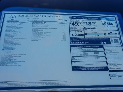 New 2026 Mercedes-Benz S 63 AMG S image 33