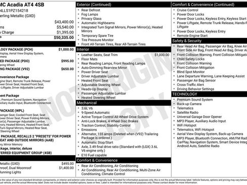 Used 2023 GMC Acadia AT4 w/ Technology Package AWD/4WD image 2