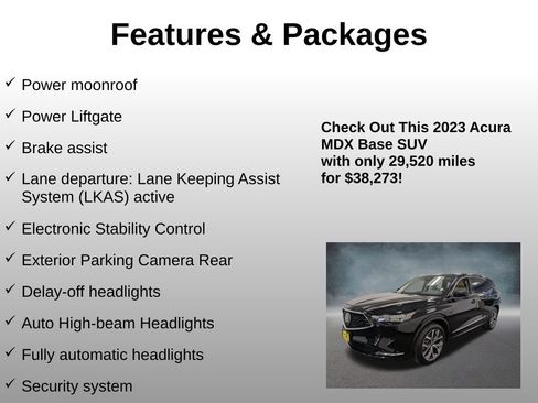 Used 2023 Acura MDX SH-AWD w/ Technology Package image 24
