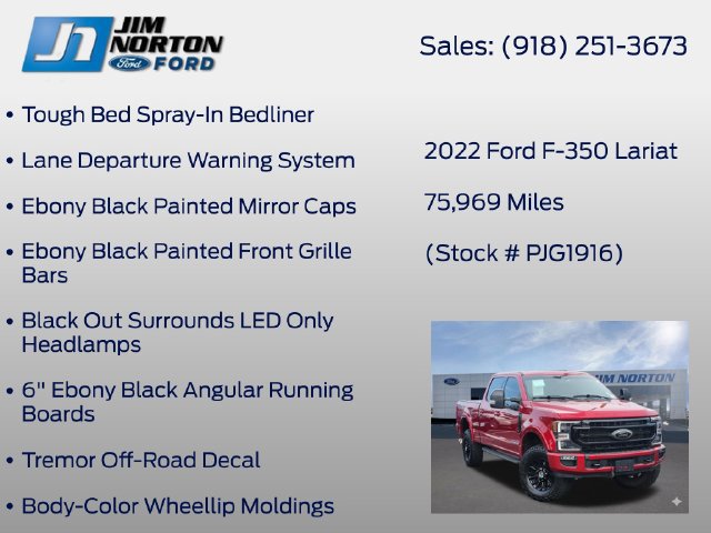 Used 2022 Ford F350 Lariat w/ Tremor Off-Road Package AWD/4WD image 41