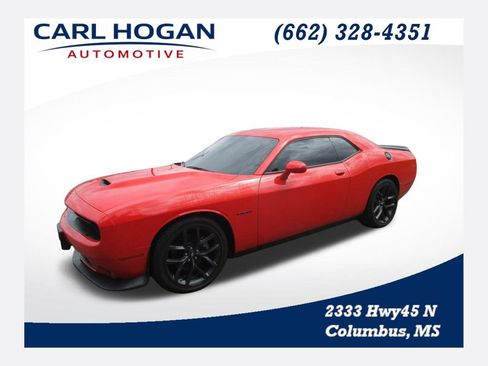 Used 2022 Dodge Challenger R/T w/ Blacktop Package RWD image 1