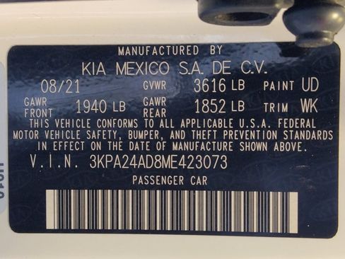 Used 2021 Kia Rio S FWD image 33