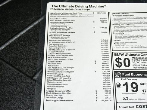 Used 2024 BMW M850i xDrive Coupe image 83