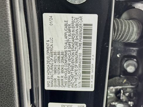 Certified 2024 Honda Accord EX image 31