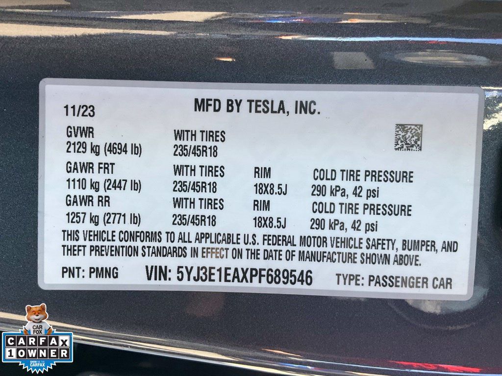 Used 2023 Tesla Model 3 Standard Range RWD image 22