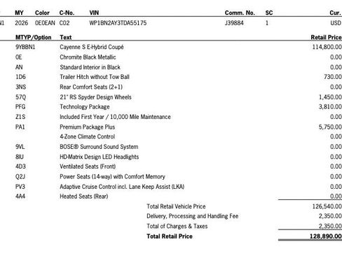 New 2026 Porsche Cayenne S image 43