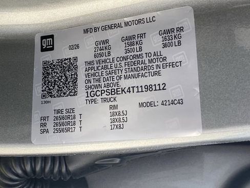 New 2026 Chevrolet Colorado W/T w/ WT Custom Package image 32