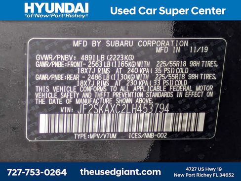 Used 2020 Subaru Forester Touring w/ Popular Package #2 AWD/4WD image 43