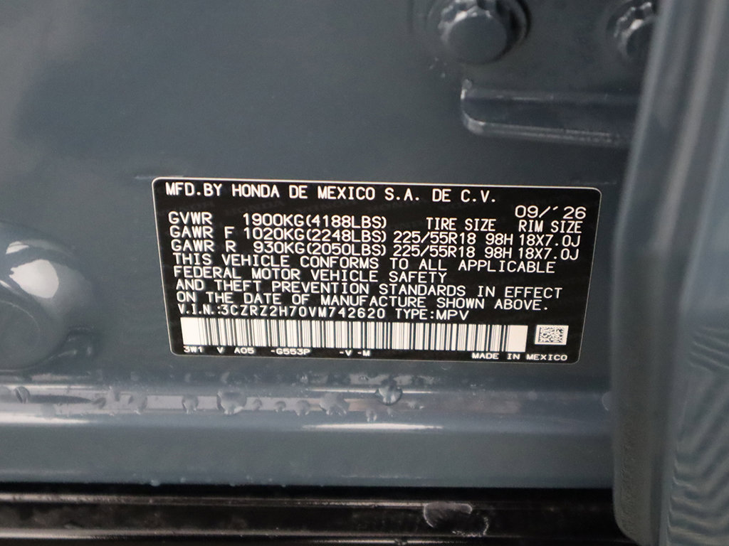 New 2027 Honda HR-V EX-L image 25