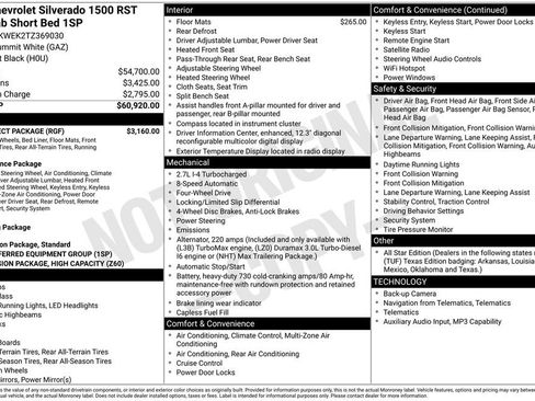 New 2026 Chevrolet Silverado 1500 RST w/ RST Select Package AWD/4WD image 28