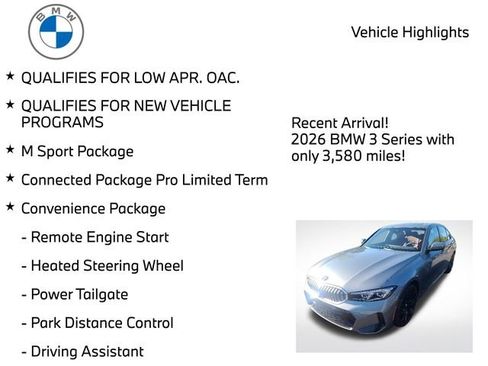 Used 2026 BMW 330i xDrive Sedan w/ M Sport Package AWD/4WD image 4