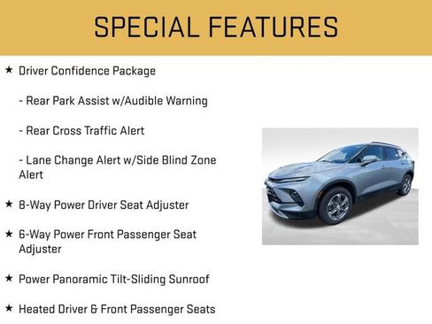 Used 2024 Chevrolet Blazer LT w/ LPO, Cargo Package AWD/4WD image 20