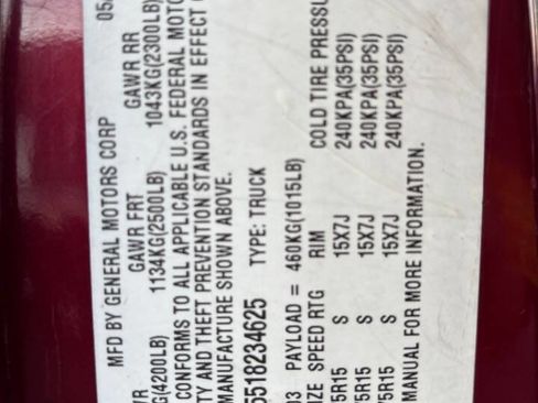 Used 2001 Chevrolet S10 Pickup 2WD Regular Cab image 14