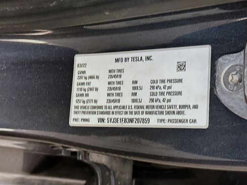 Used 2022 Tesla Model 3 Long Range image 12