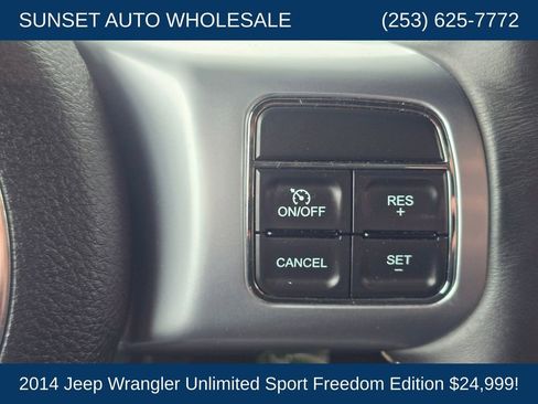 Used 2014 Jeep Wrangler Unlimited Sport AWD/4WD image 29