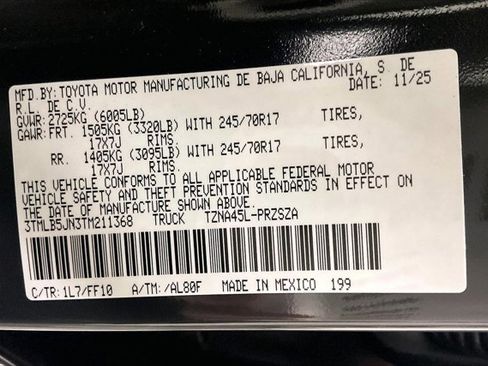 New 2026 Toyota Tacoma SR5 image 13