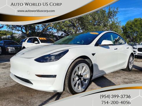 Used 2022 Tesla Model 3 Long Range AWD/4WD image 1