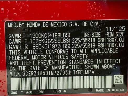 New 2026 Honda HR-V Sport image 29