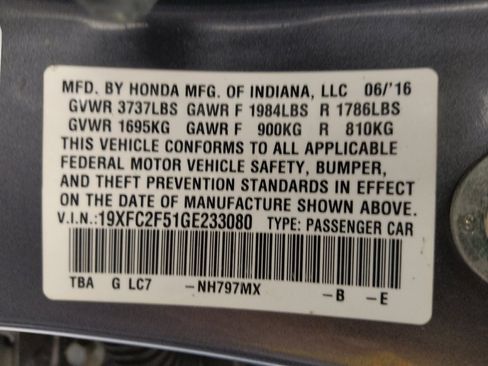 Used 2016 Honda Civic LX image 33