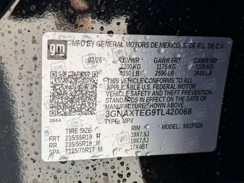 Certified 2026 Chevrolet Equinox RS w/ Convenience Package III image 56