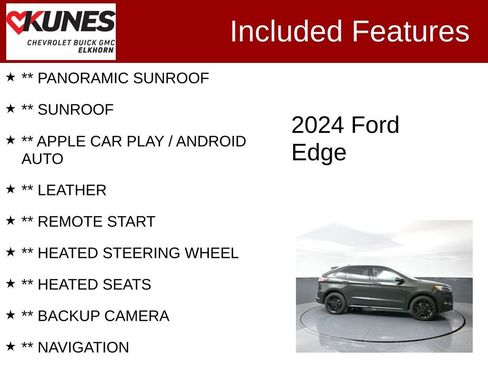 Used 2024 Ford Edge ST w/ Equipment Group 401A image 2