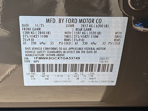 New 2026 Ford Explorer ST w/ Sun And Sound Package image 43