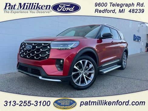 Certified 2025 Ford Explorer Platinum w/ Ultimate Package AWD/4WD image 1