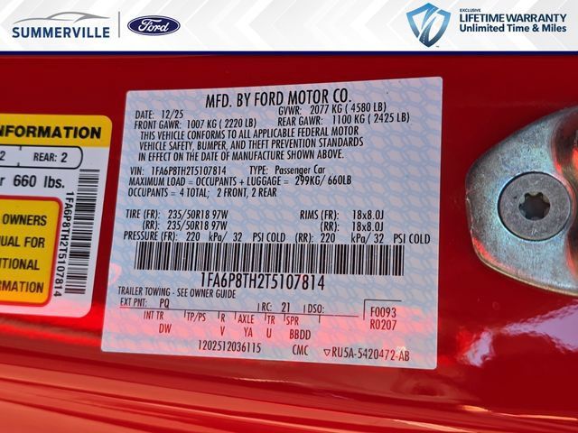 New 2026 Ford Mustang Coupe RWD image 34