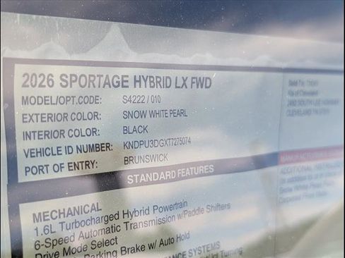 New 2026 Kia Sportage LX image 14