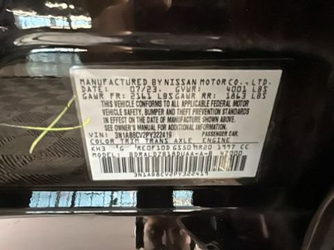 Used 2023 Nissan Sentra SV w/ All-Weather Package FWD image 10