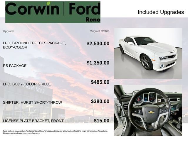 Used 2013 Chevrolet Camaro SS RWD image 3