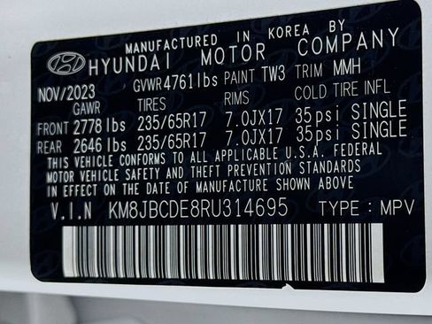 Certified 2024 Hyundai Tucson SEL AWD/4WD image 16