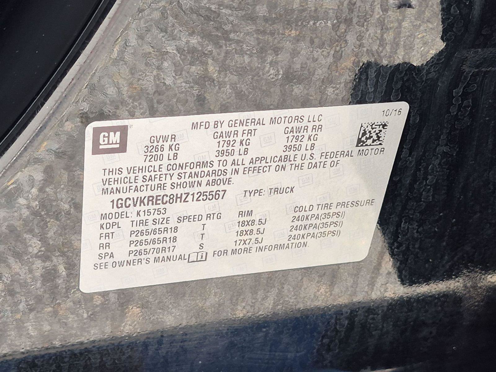 Used 2017 Chevrolet Silverado 1500 LT AWD/4WD image 19